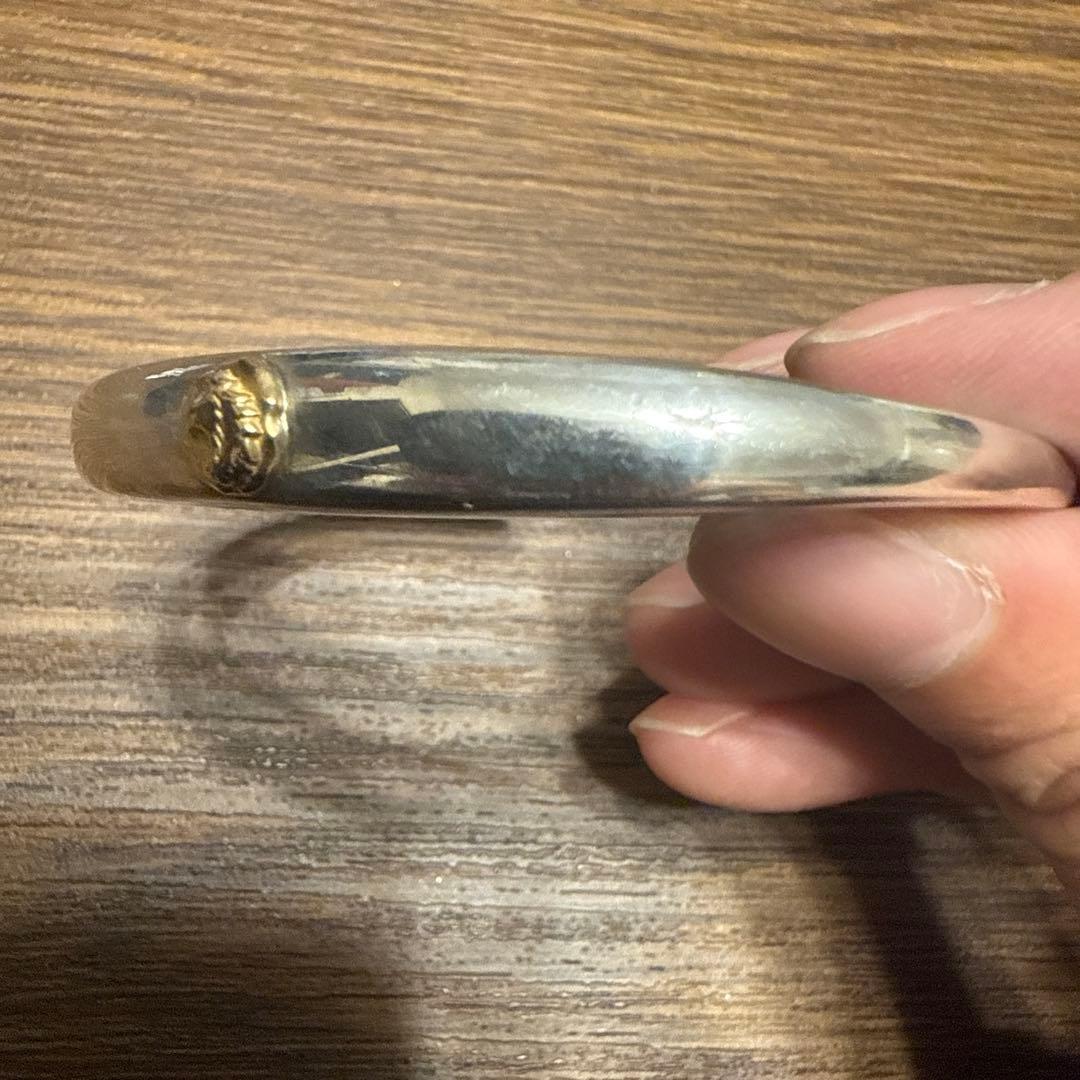 【美品】イーグルフェイスバングルK18ウルフMサイズ　タディ&キング