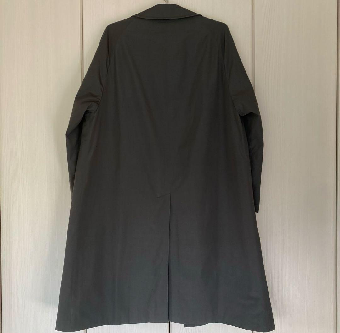 【美品】バーバリープローサム バルマカーンコート 玉虫色 グレーグリーン