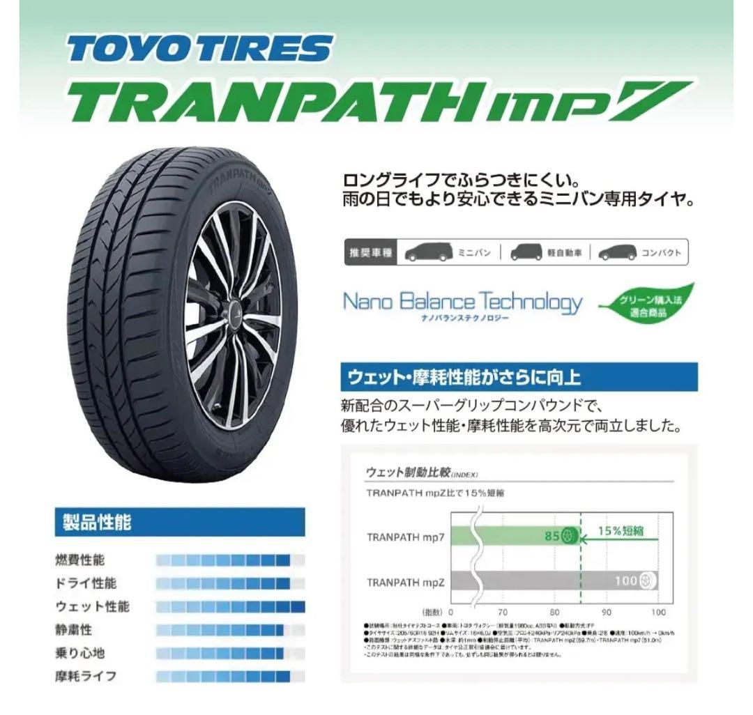 まさ様新品手渡し可能トーヨータイヤ2本　TOYO TIRES 16インチノア