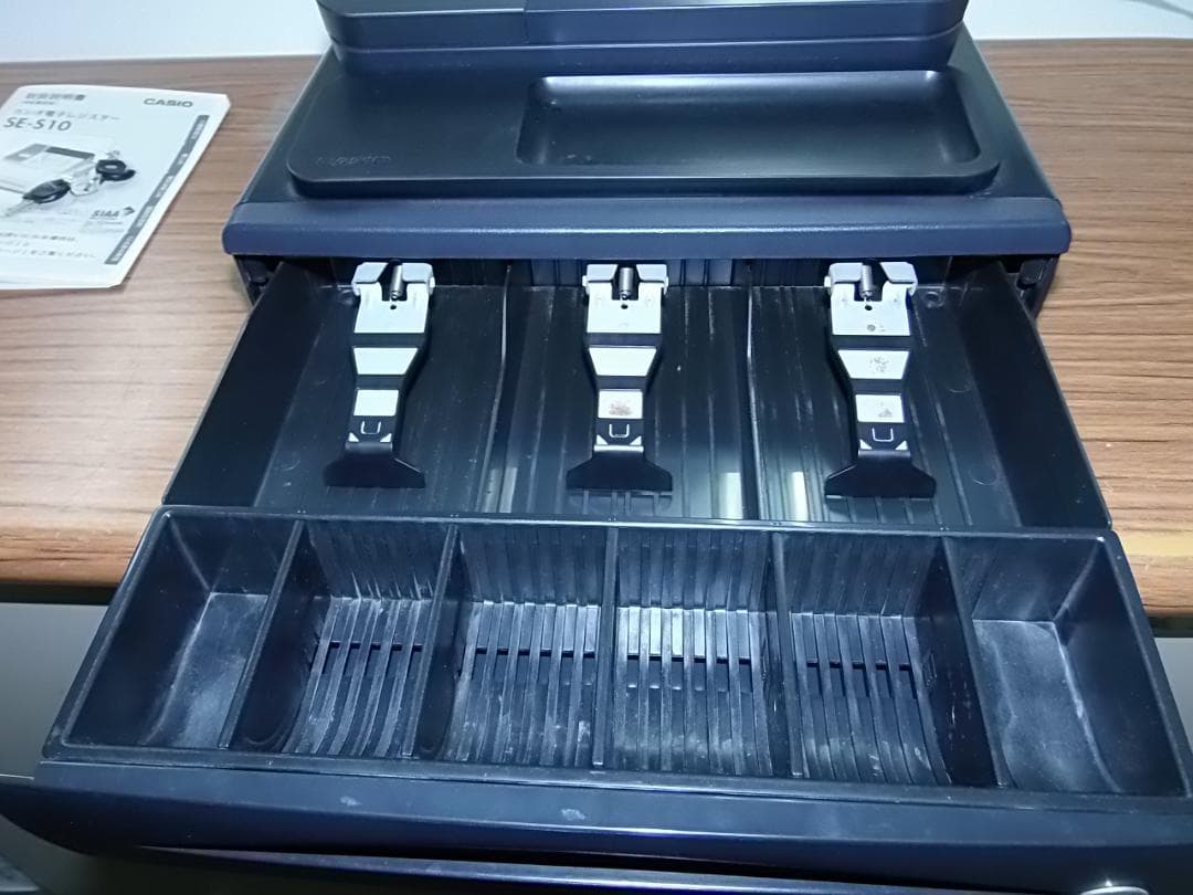人気の黒箱付22簡単レジ 感熱紙58㍉カシオ SE-S10 レジスター 8部門