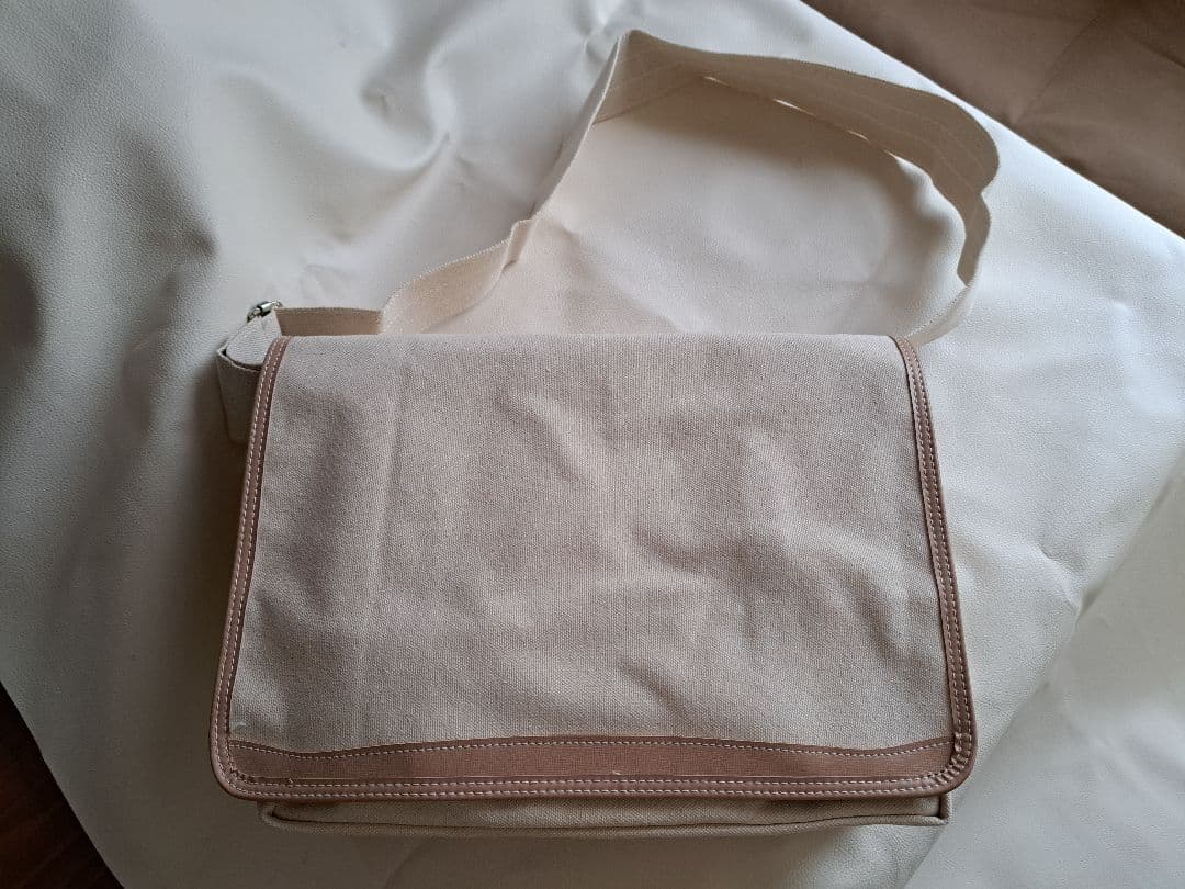 肩掛けカバン　帆布製　デッドストック品　中学生　学生カバン　昭和レトロ　当時物