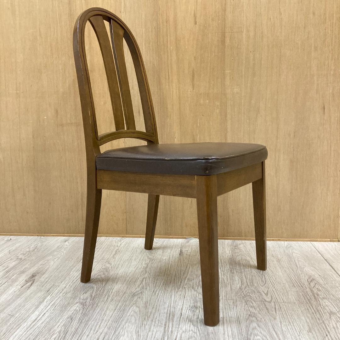 【飛騨産業】HIDA キツツキ　ダイニングチェア　椅子　革張り