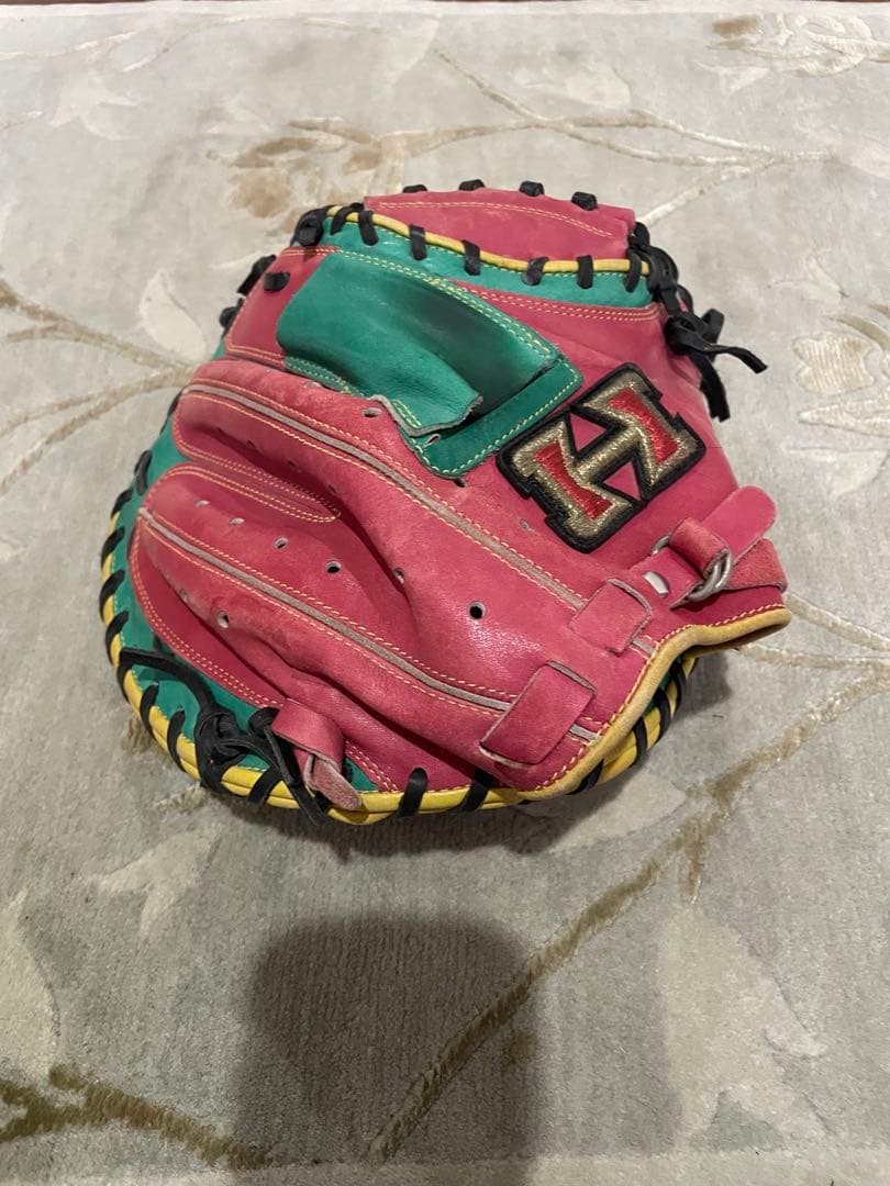 軟式用キャッチャーミット　ハイゴールド