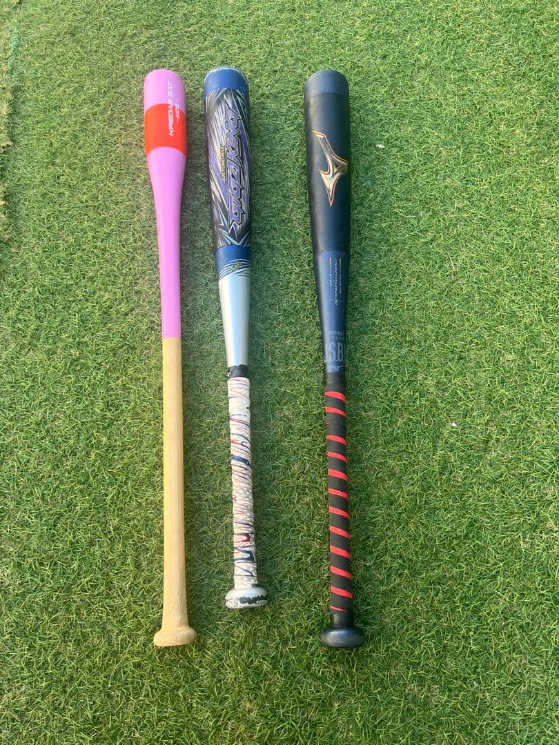 a*4様 少年用ミズノレガシー、ミズノギガキング2、キレダス バット 3本セット