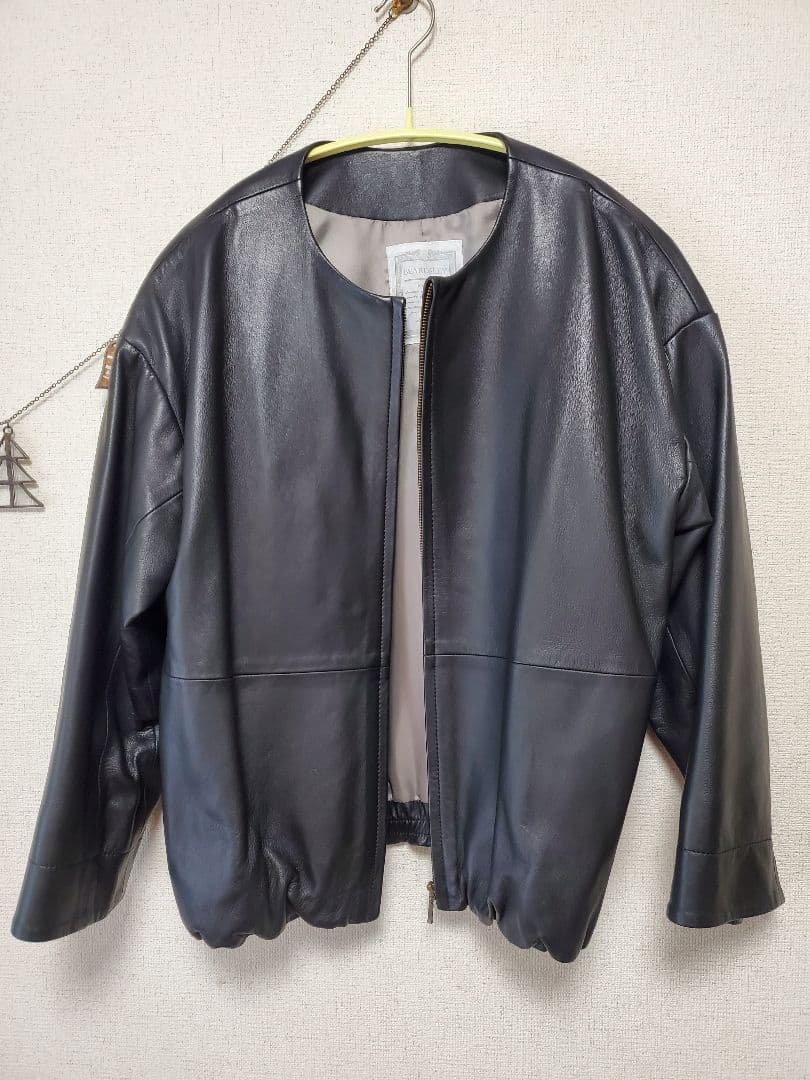 BEARDSLEYラムレザーブルゾン