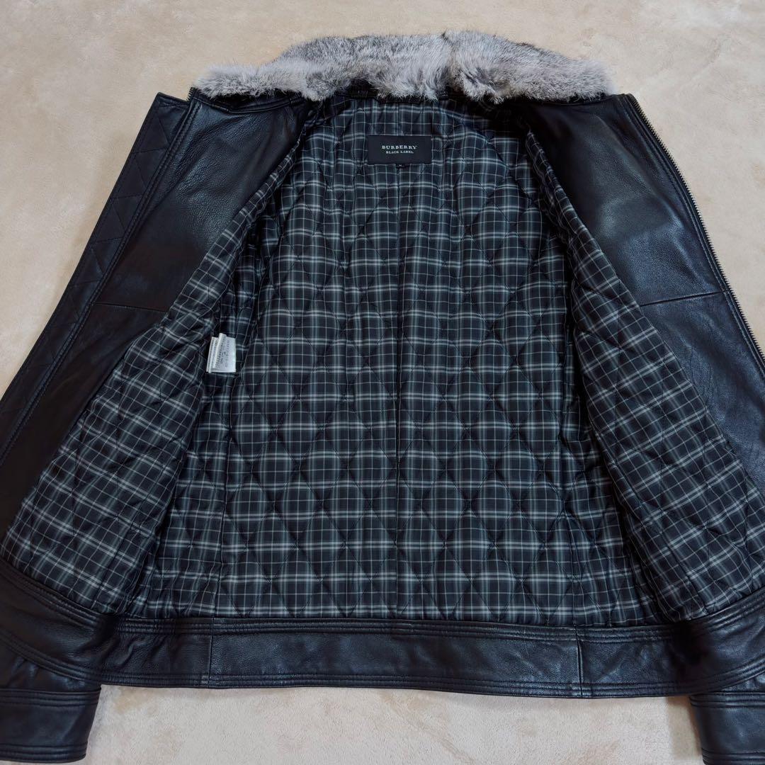 BURBERRY BLACK LABEL レザージャケット 革ジャン M