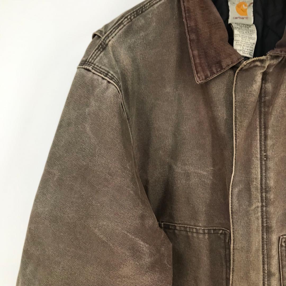 カーハート　トラディショナルジャケット　L　ブラウン　アメリカ製