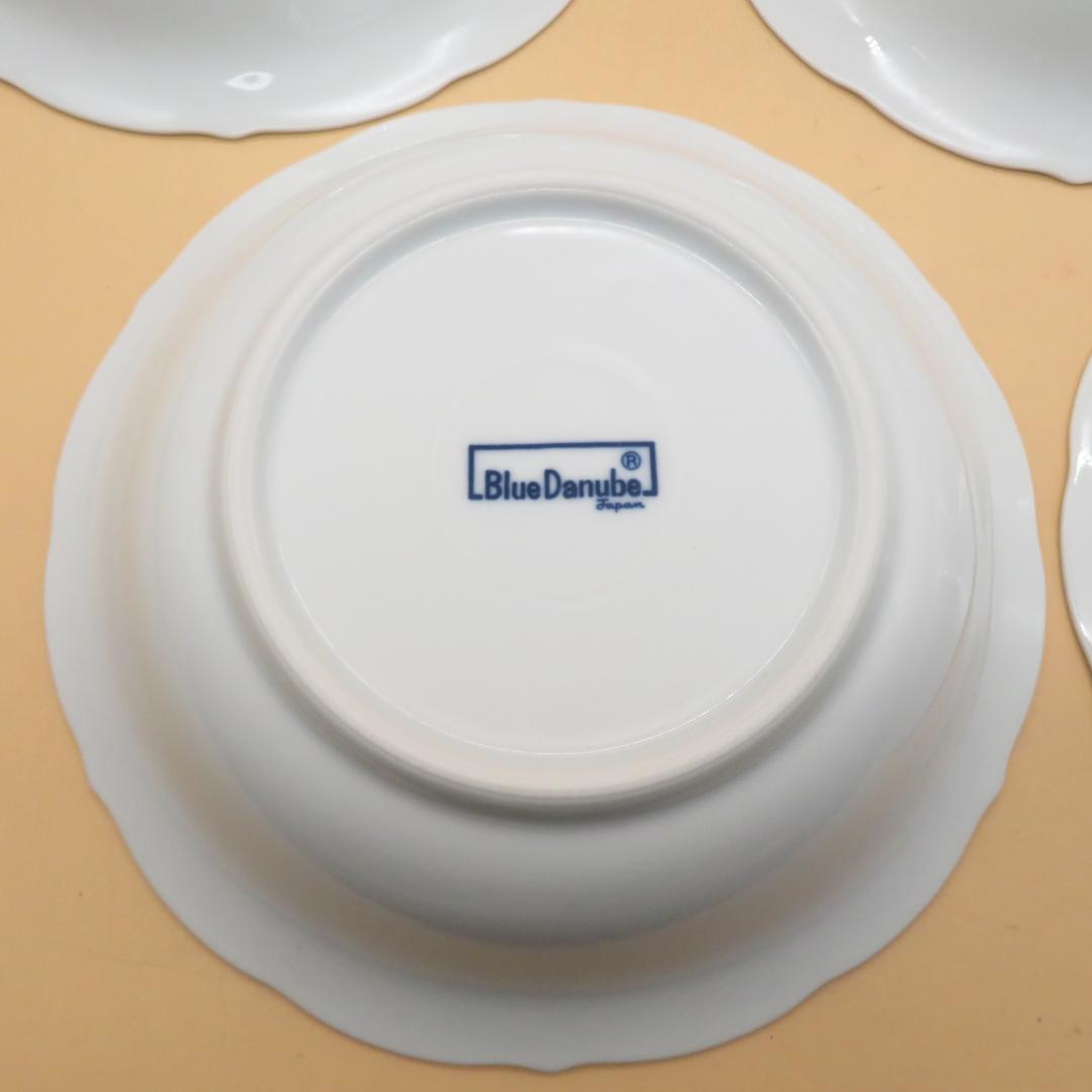 美品　ブルーダニューブ Blue　中皿　７枚