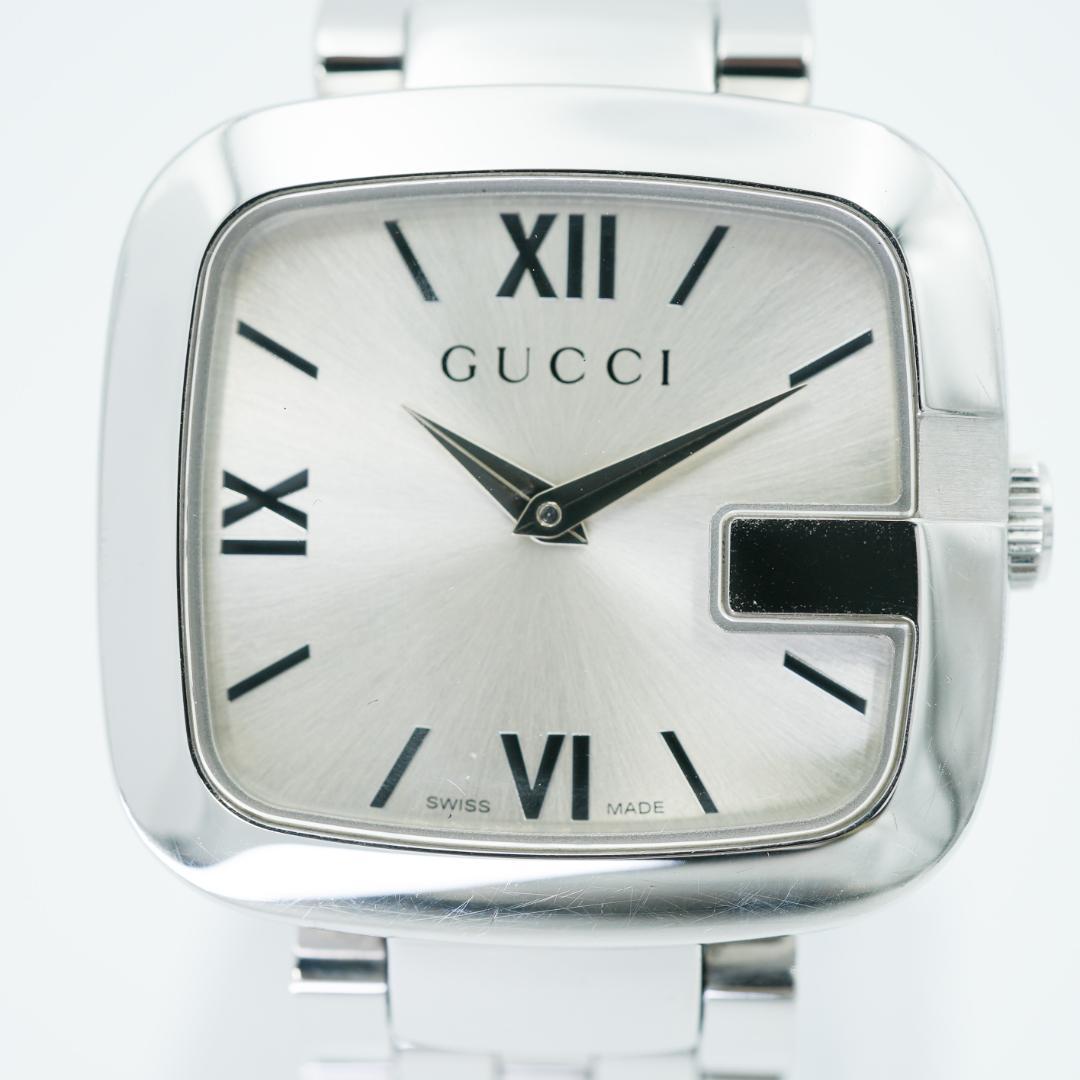【稼働】 GUCCI 125.4 Gベゼル シルバー SS グッチ 腕時計