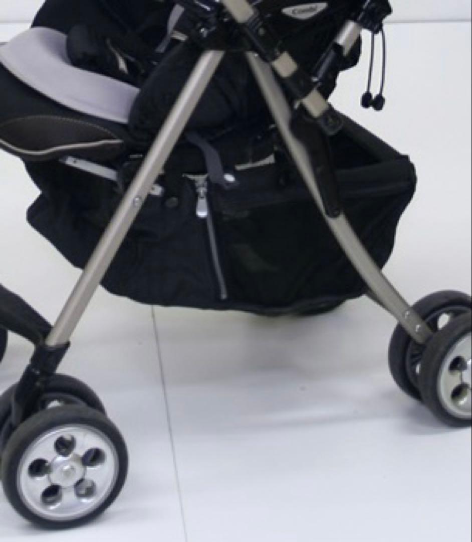 コンビ　ベビーカー　ブラック