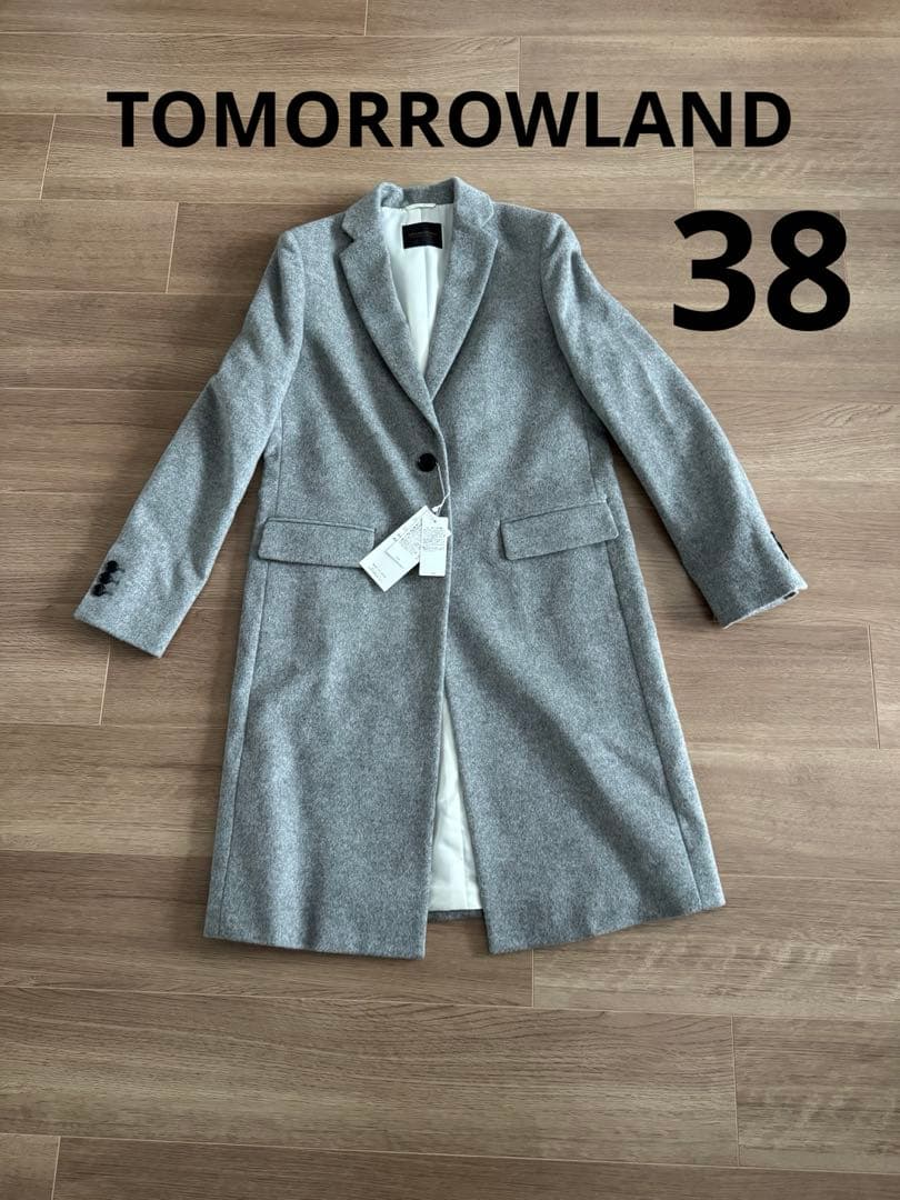 TOMORROWLAND グレー チェスターコート
