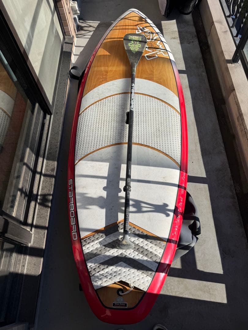 Starboard WidePoint 123L カーボンパドルとカバー付き