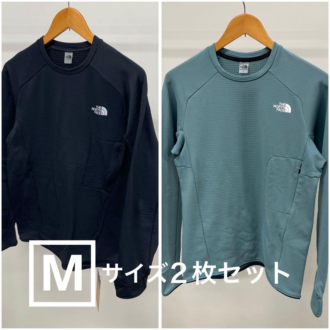 新品◇2色セット◇サーマルバーサグリッドクルー Mサイズ ノースフェイス