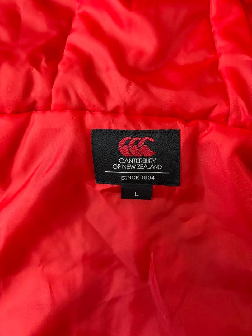 新品未使用　タグ付き　カンタベリー　ネイビー　中綿ジャケット　メンズLサイズ