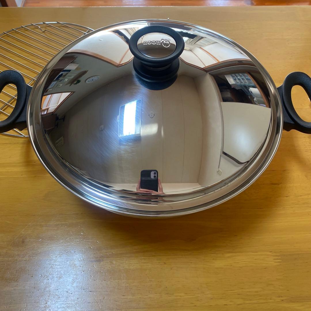 【美品】アムウェイ クィーン 両手鍋 備品付き 箱無し