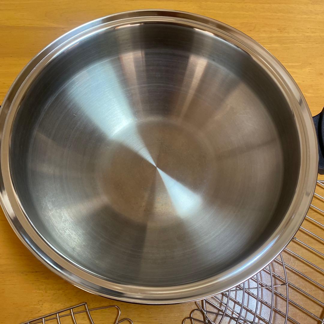 【美品】アムウェイ クィーン 両手鍋 備品付き 箱無し