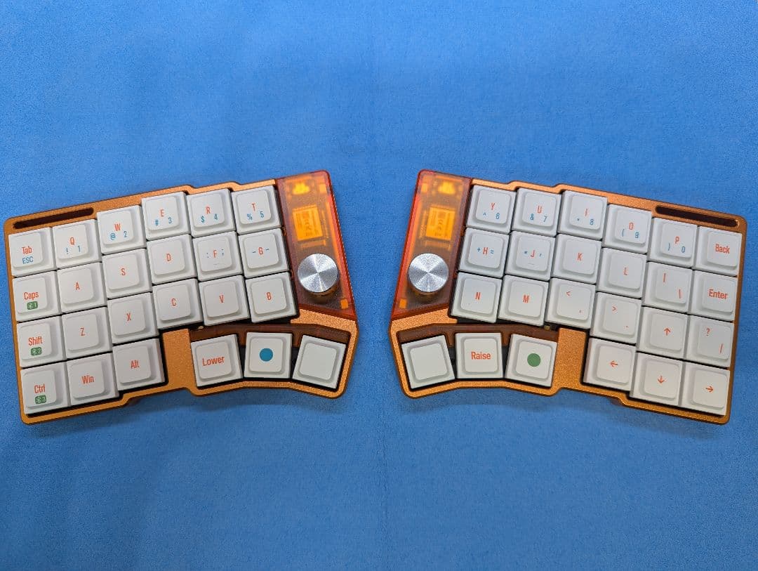 Cornix LP オレンジ Jezail 分割型キーボード