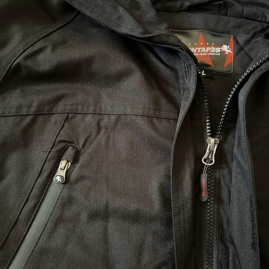 PONTAPS スノーボードウェア上下セット ブラック6L 大きいサイズ