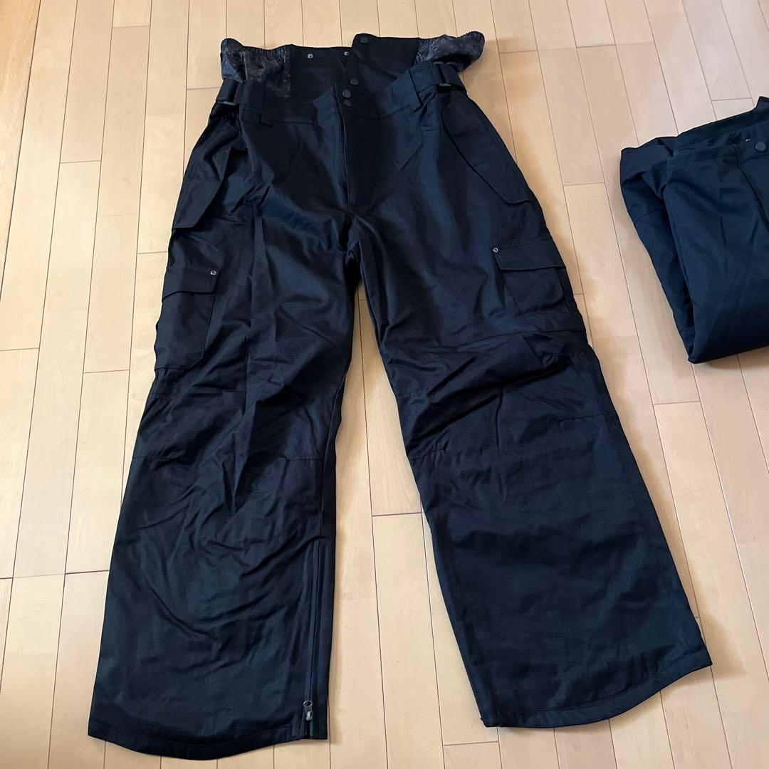 PONTAPS スノーボードウェア上下セット ブラック6L 大きいサイズ