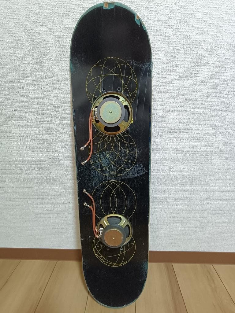 「dajac（ダジャック）」スケートボード型 スピーカー 有線接続 ハンドメイド