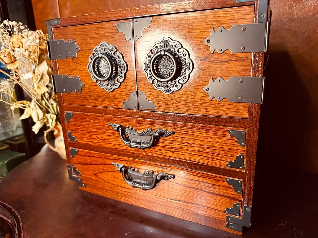 【民芸品】ビンテージ和風棚【昭和レトロ】