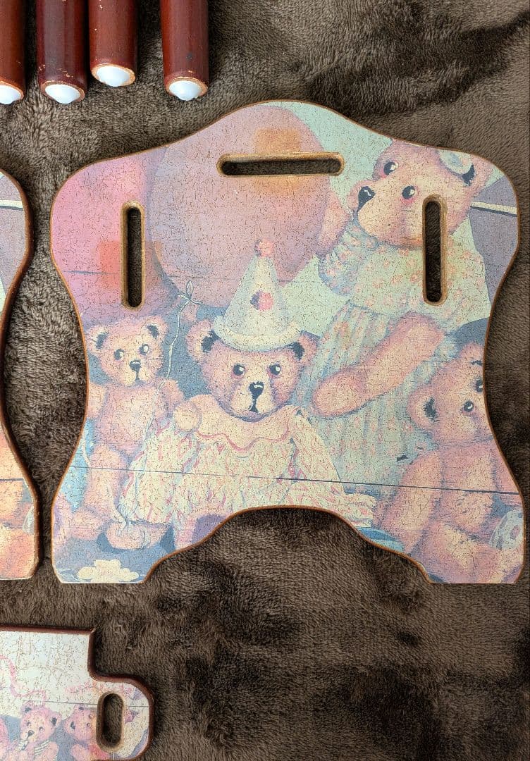 机　椅子　テディベアー　カントリー