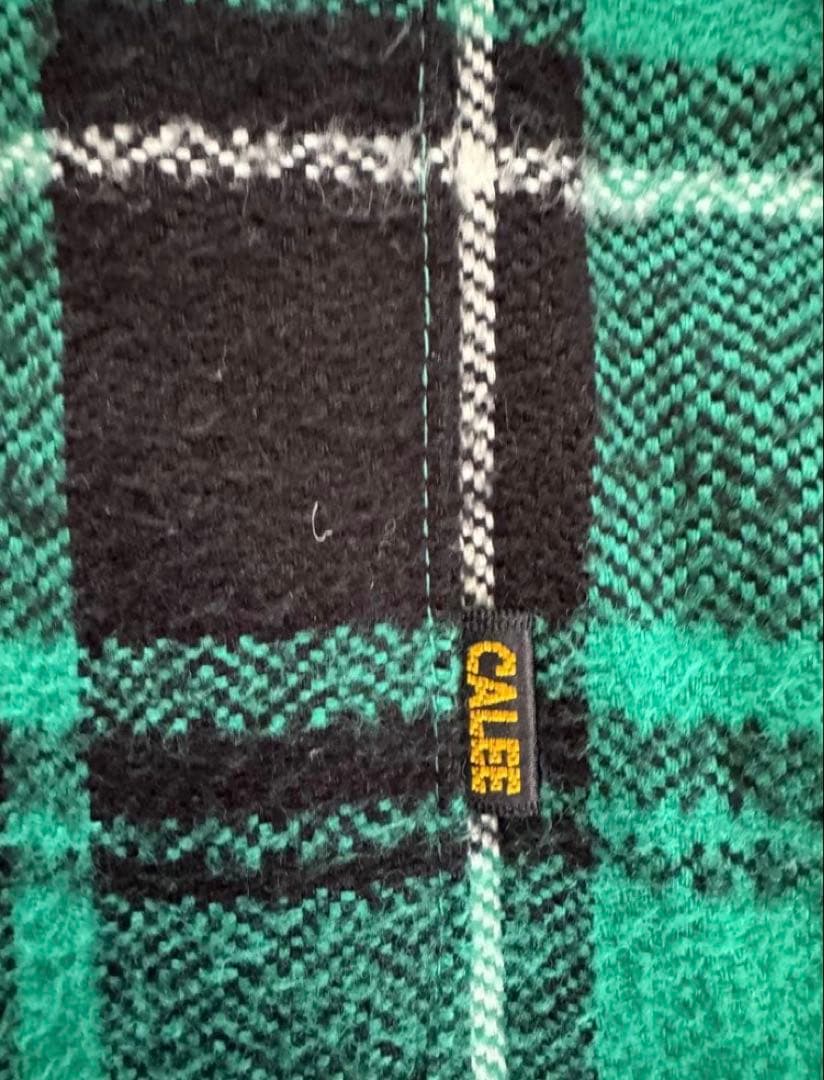 CALEE チェックネルシャツ