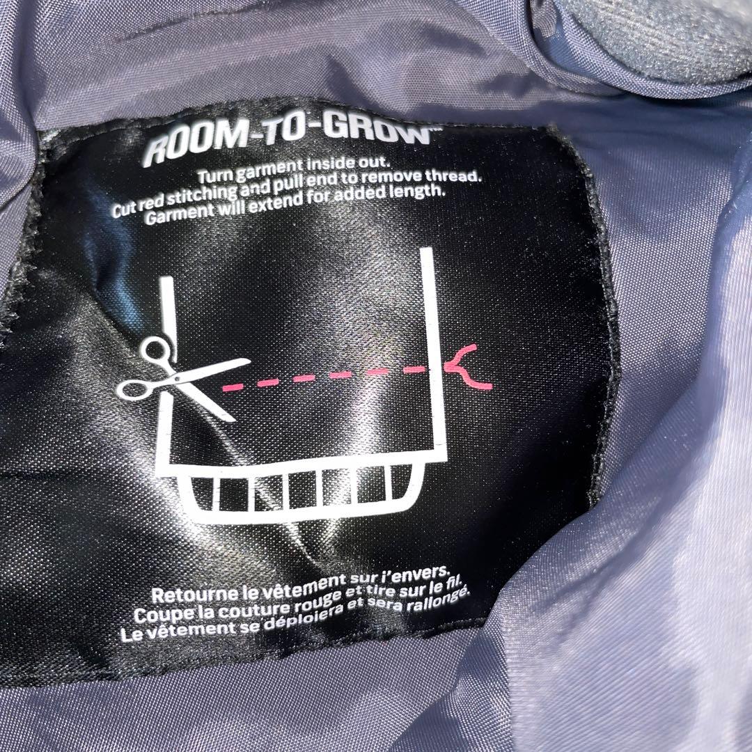 Burton スノーボードウェアセット グレーとグリーン　キッズMサイズ