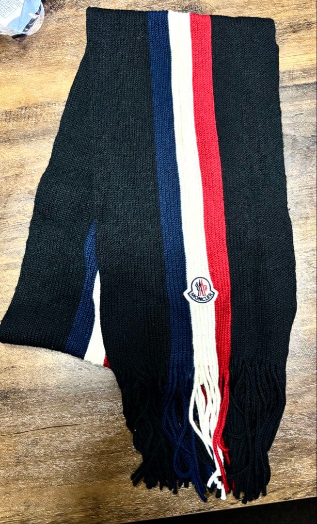 MONCLER ストライプマフラー