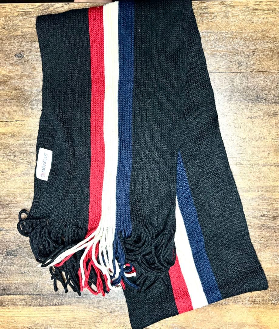 MONCLER ストライプマフラー