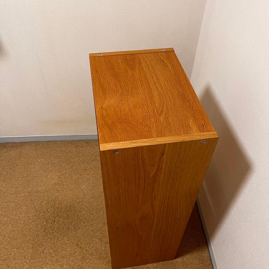 無印良品　スタッキングシェルフ オーク材 2段