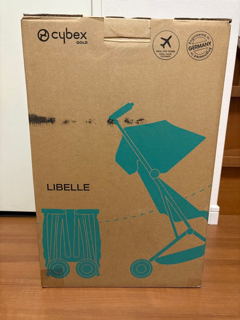 cybex ブラックベビーカー 折りたたみ式　2023