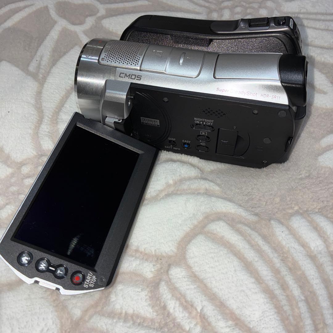 美品ソニー ハンディーカムHDR-SR11 シルバービデオ カメラ 動作確認済