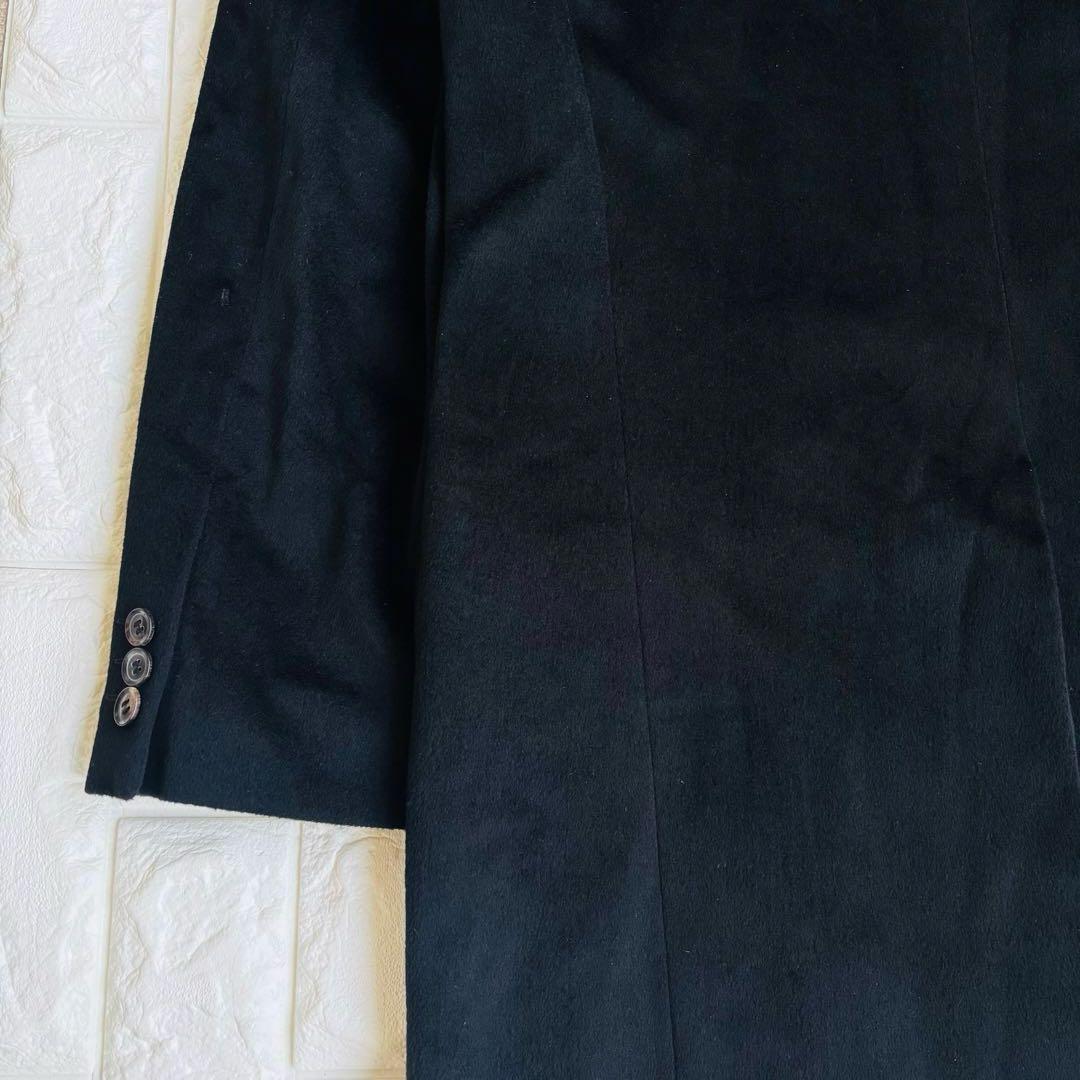 美品❤️ロロピアーナ カシミヤ混 チェスターコート　ロングコート 高級感 黒 M