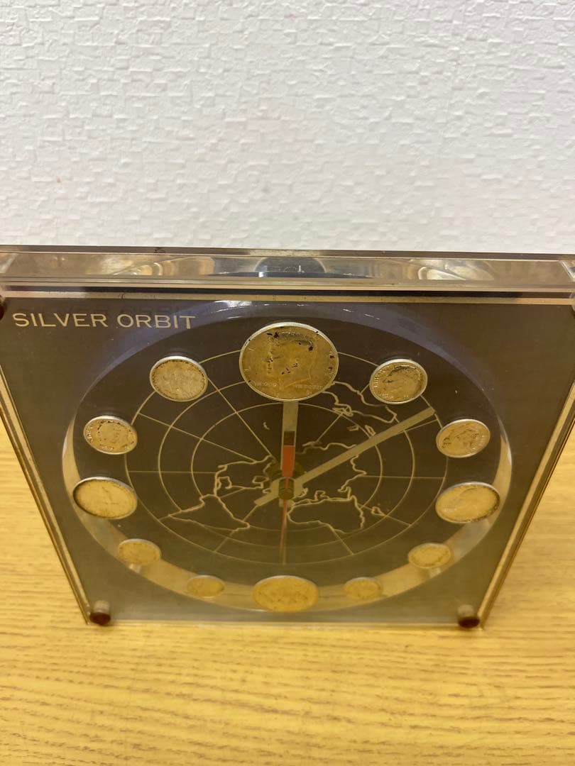 【昭和レトロ】SILVER ORBIT Marion-Kay 時計 アンティーク