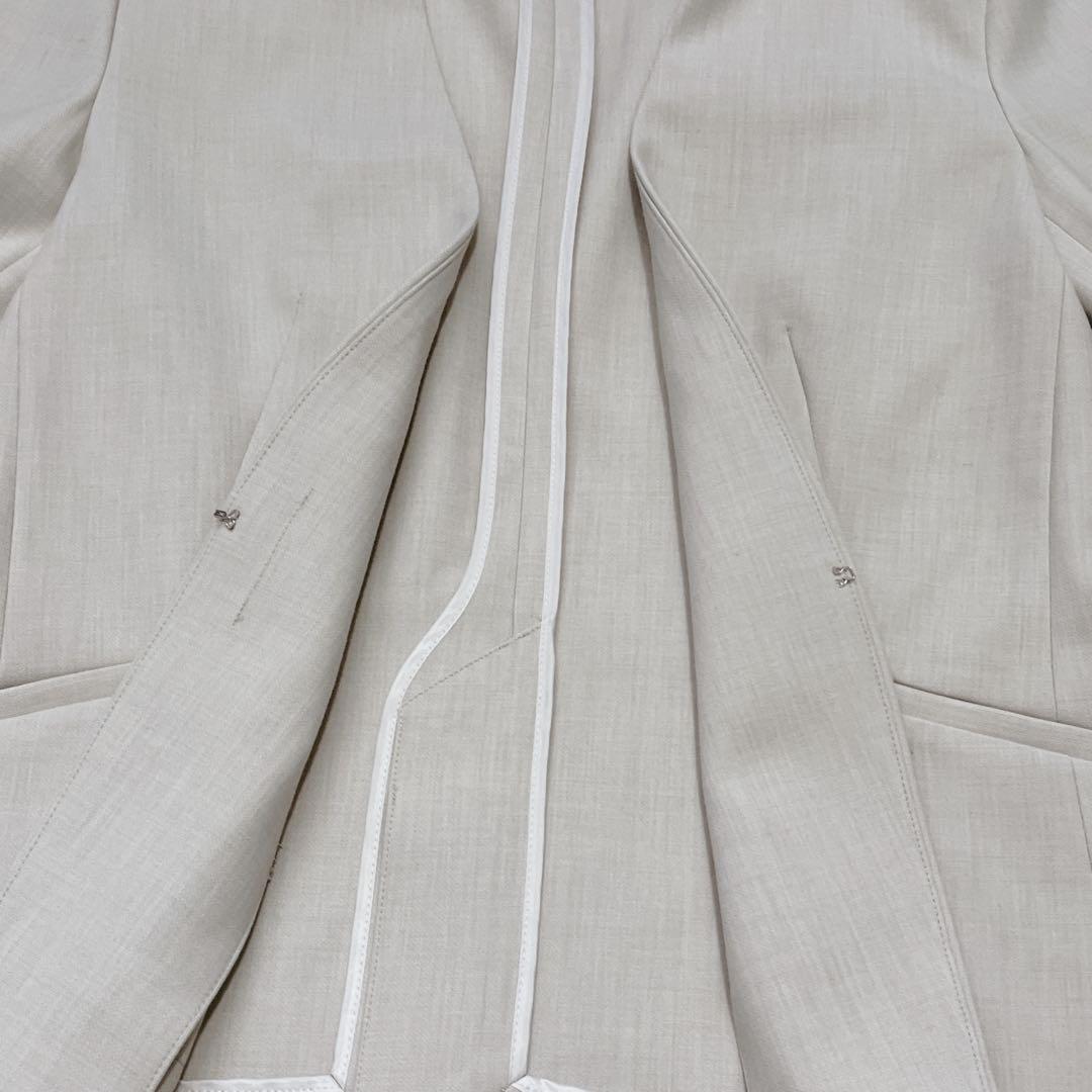 極美品✨グリーンレーベルリラクシング セットアップ ノーカラー パンツ 洗える