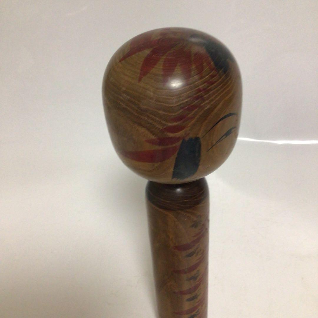 レトロ 木製 伝統工芸 工芸品 大型 こけし 小芥子 置物 オブジェ　伝統的