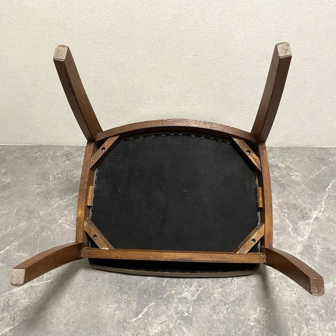 希少　辻木工　アームダイニングチェア① ヴィンテージ オーク無垢材 木製椅子