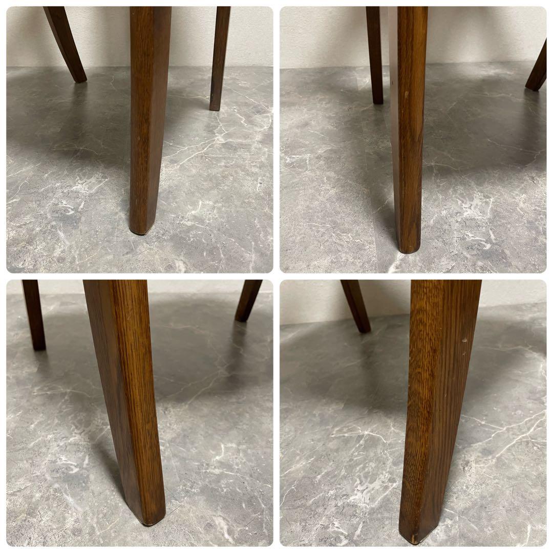 希少　辻木工　アームダイニングチェア① ヴィンテージ オーク無垢材 木製椅子