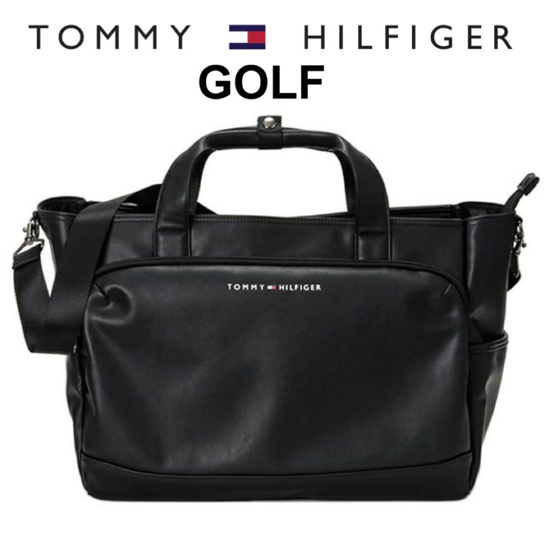 新品★トミーヒルフィガー ゴルフ★ユースフル トートバッグ★ゴルフバッグ黒