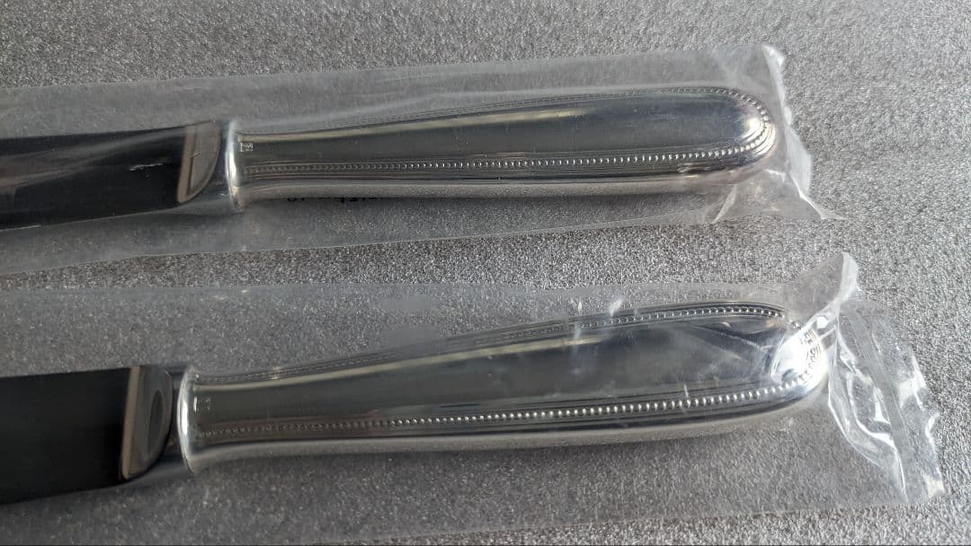 箱なし　クリストフル　スタンダードディナーフォーク　2本セット　パール