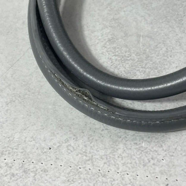 A4収納可●BARNEYS NEW YORK トートバッグ 肩掛 レザー グレー