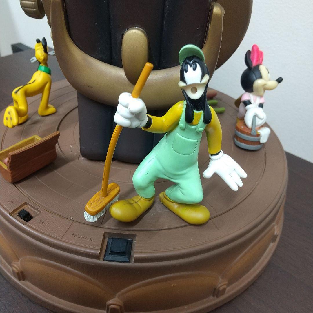 M 希少 非売品 Disney ミッキー置き時計 おっきなうでおき時計