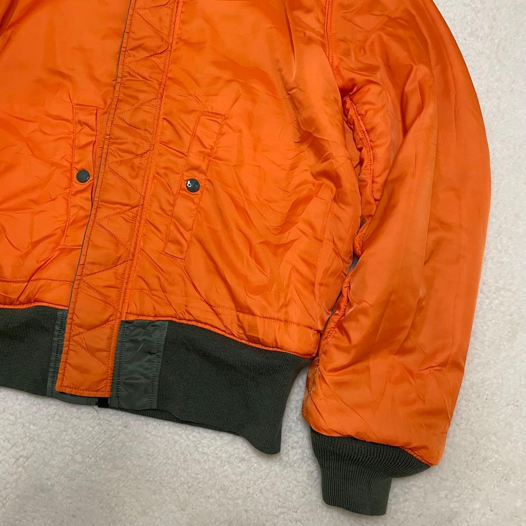 ALPHA アルファ MA-1 フライトジャケット メンズ L Y2K カーキ