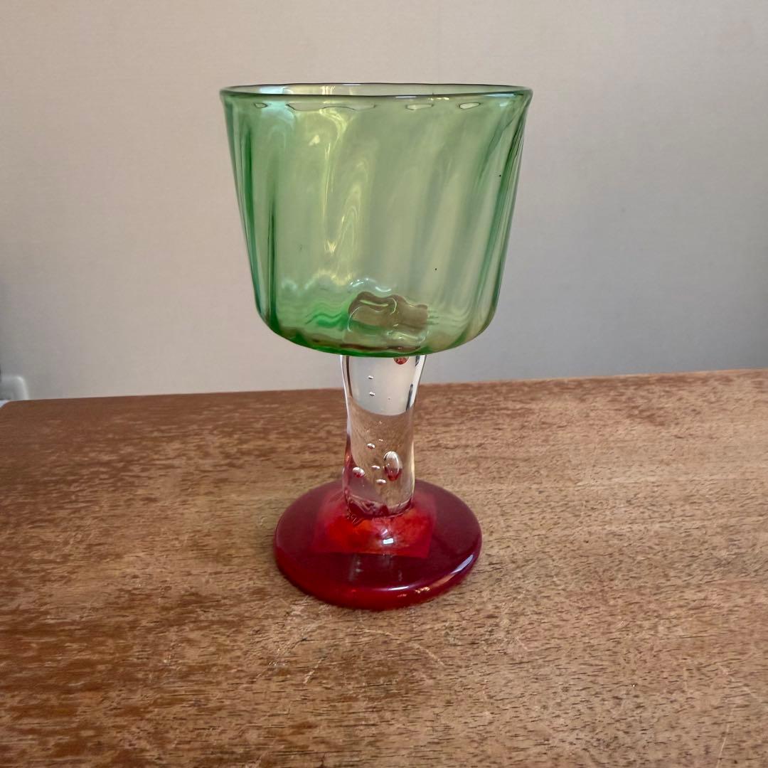 Miwa ito緑と赤のストライプカップ