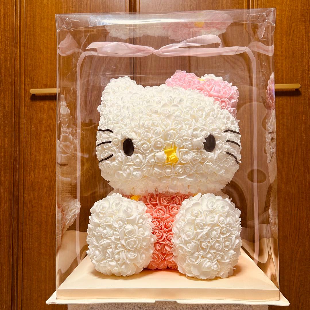 Hello kitty サンリオ ハローキティ フラワーローズアレジメント 造花