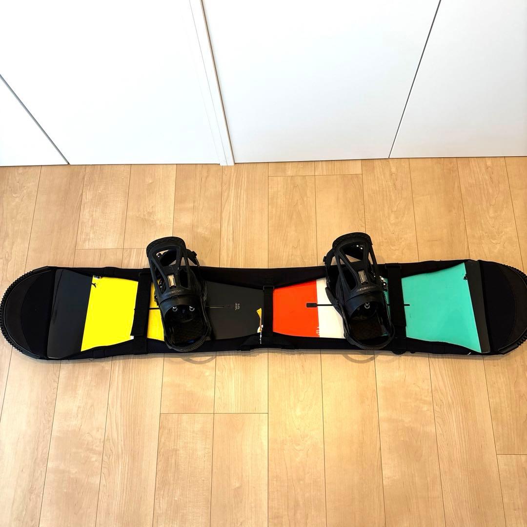 【BURTON】CUSTOM カスタム バインディング付スノーボードセット　板
