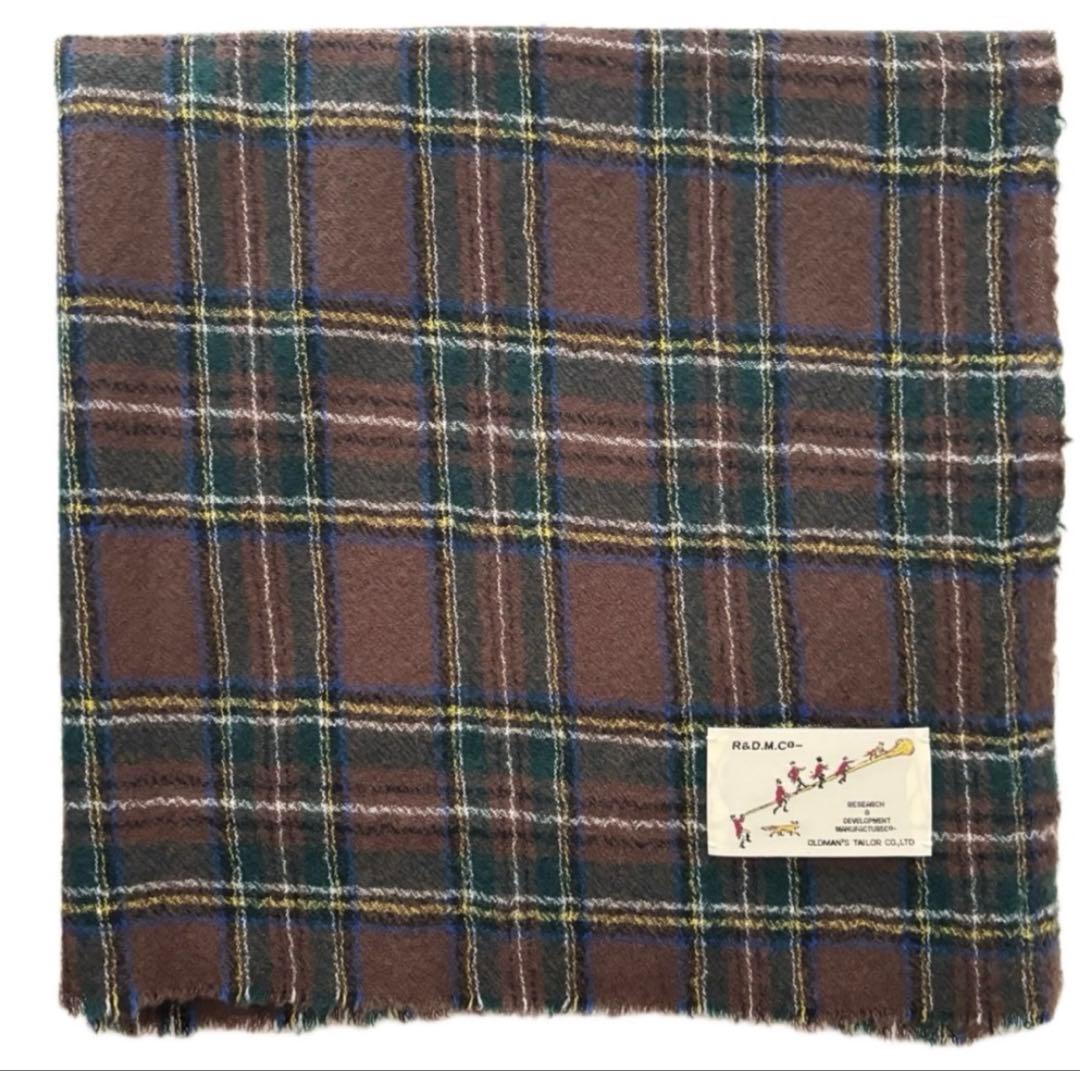 R&D.M.Co-☆今期新品WOOL TARTAN CHECK MUFFLER