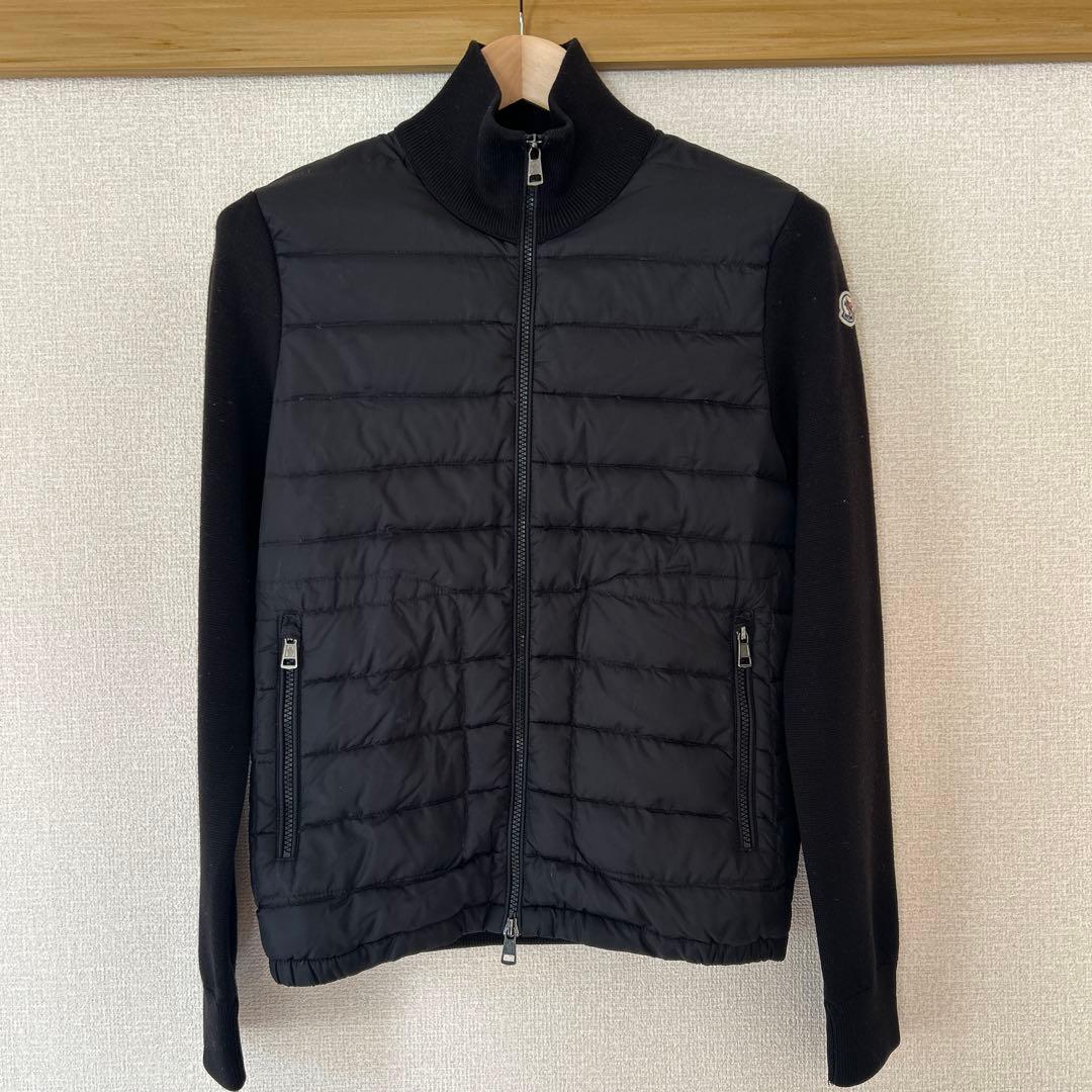 MONCLER ブラック カーディガン S