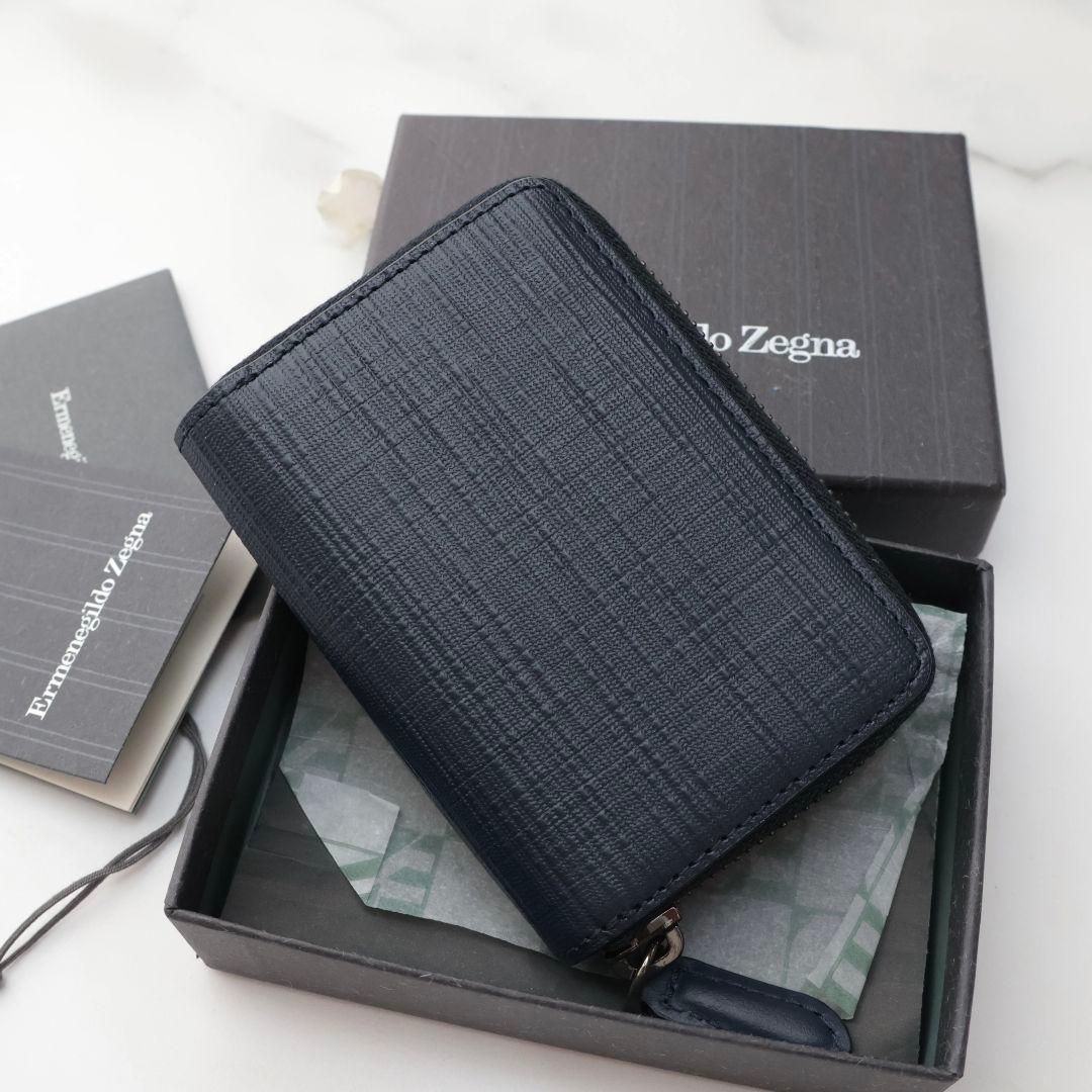 未使用 ゼニア Ermenegildo Zegna ケース カードケース